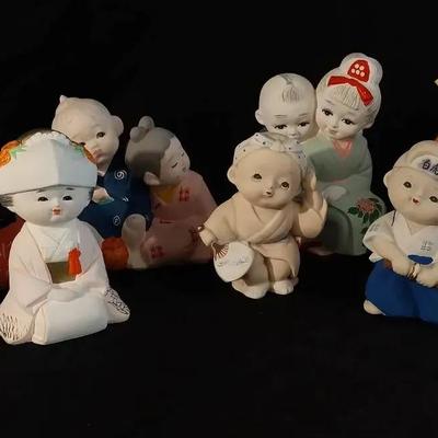 ST211 - Vintage Japanese Bisque Child Figures