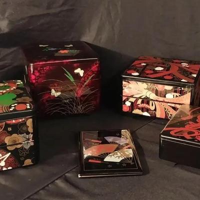 ST224 - Faux Lacquerware Squares
