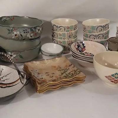ST236 - Earthtone Japanese Dishes