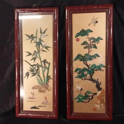 ST216 - Vintage Jade Wall Plaques