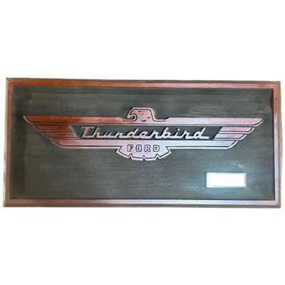 Lot 201   
Ford Thunderbird 1957 D7FH206619 Commemorative Plaque