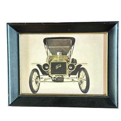 Lot 202   =
1909 Ford Model T Vintage Framed Print