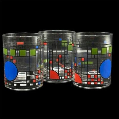 Lot 514   
Frank Lloyd Wright, Conley Playhouse Window Tumbler Glasses From MOMA, Three (3)