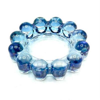 Lot 493   
Anchor Hocking, Vintage Blue Boopie Bubble Ashtray