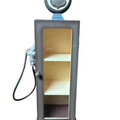 Lot 400-361   
Collections Etc Wooden Gas Pump Cabinet