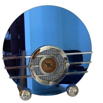 Lot 200-021  
Crosley CR37 Bluebird Mirror AM/FM Radio/Cassette Player