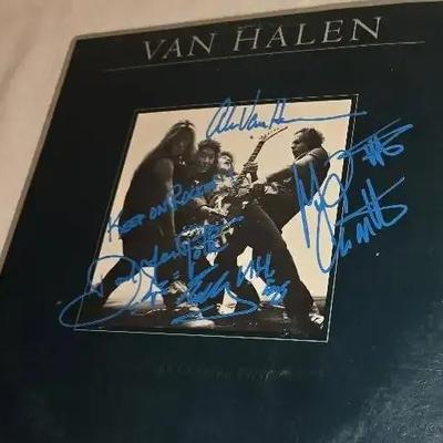 Signed Van Halen LP