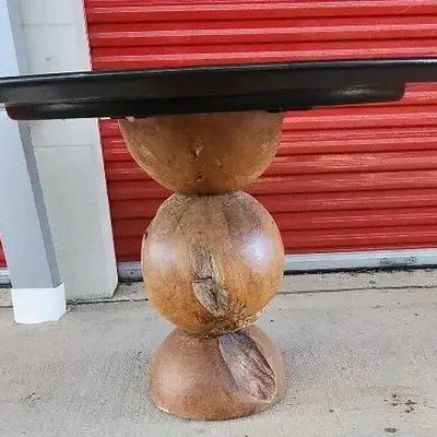Round Wooden Table 