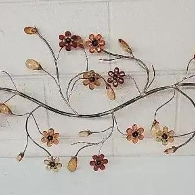Copper Grove Seymour Metal Flower Wall Decor