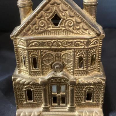 J.E. Steven’s Co 1899 “Victorian House” Cast Iron Bank
