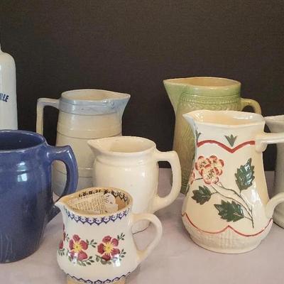 8 Vintage Pitchers