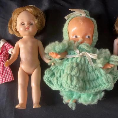 3 Vintage Dolls - “Ginny”, Betsy McCall, “Little One”