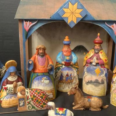 Enesco Heartwood Jim Shore Nativity Scene 