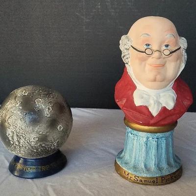 2 Vintage 1960's Japanese Chalkware Banks