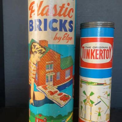 Elgo American Plastic Bricks & The Original Tinkertoys