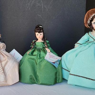 3 Madame Alexander Dolls
