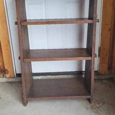 3 Shelf Wood Bookcase