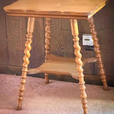 Antique Corkscrew Side Table