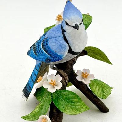 Lenox Garden Bird Collection Figurine Blue Jay