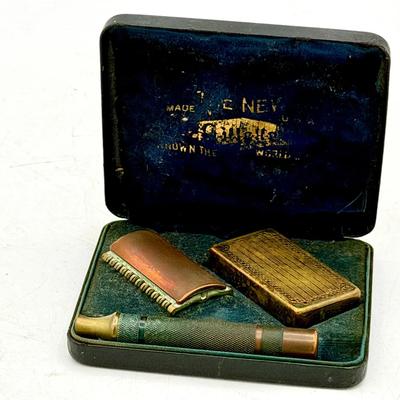 Vintage Gillette Razor Kit With Box 