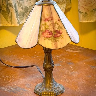 Floral Glass Lamp