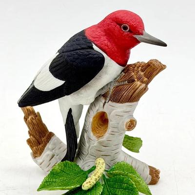 Lenox Garden Bird Collection Figurine Red-Headed Woodpecker