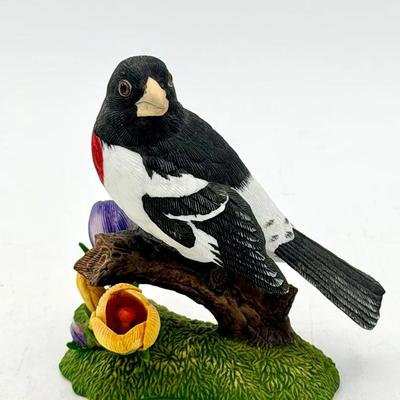 Lenox Garden Bird Collection Figurine Rose-Breasted Grosbeak 