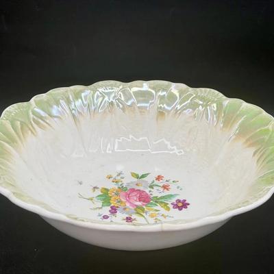 Vintage Lusterware Serving Bowl