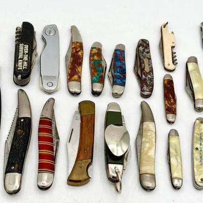 Collection Of Vintage Pocket Knives 