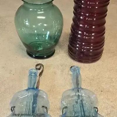 Assortment Of Colored Vases