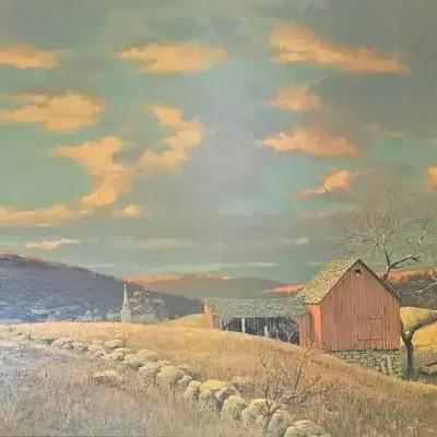 "Autumn Countryside" painting by G. Coheleach