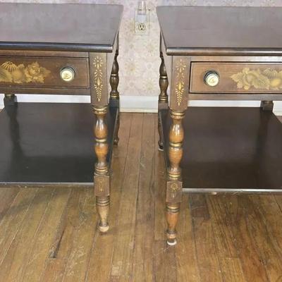 Vintage Hitchcock Side Tables