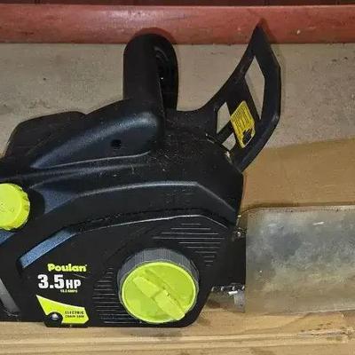 Poulan 3.5 Hp Electric Chain Saw