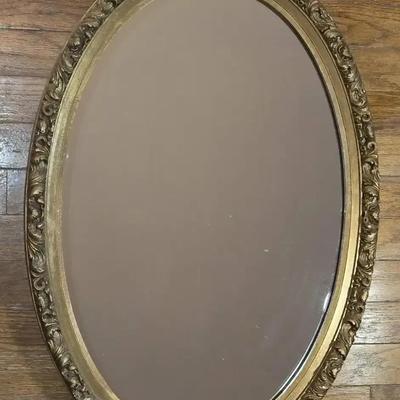 Vintage Oval Mirror