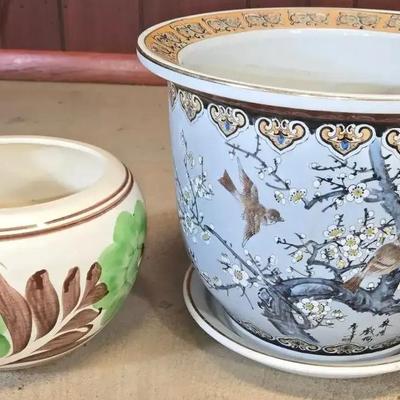 Two Ceramic Planter Pots