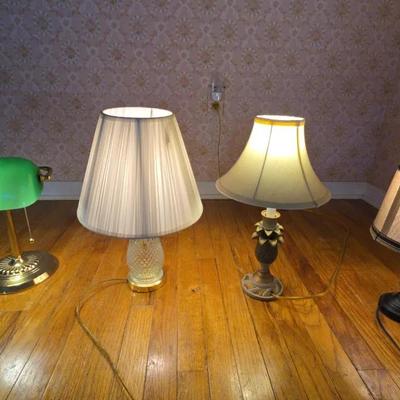 4 Assorted Lamps