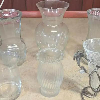 Clear Glass Vases