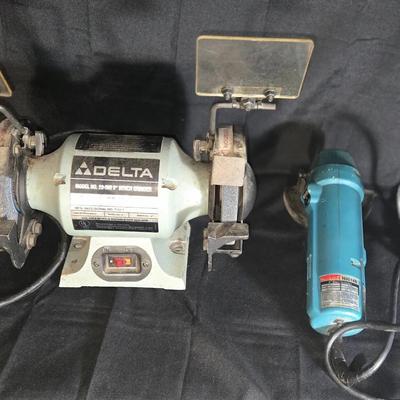 Delta Bench Grinder And 4' Disc Grinder