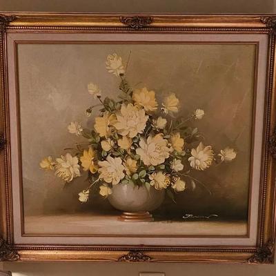 Johnson Flower Picture 26x24" Overall
