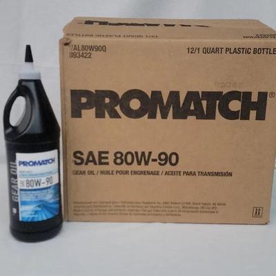 Promatch SAE 80W-90 Gear Oil 1qt Bottles Box Of 12