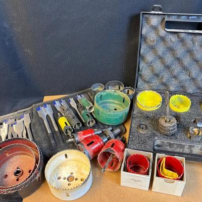 Hole Saw & Paddle Bit Set (Including Starrett Kit, Irwin Paddle Bit Set And New Hilti Hole Saws)