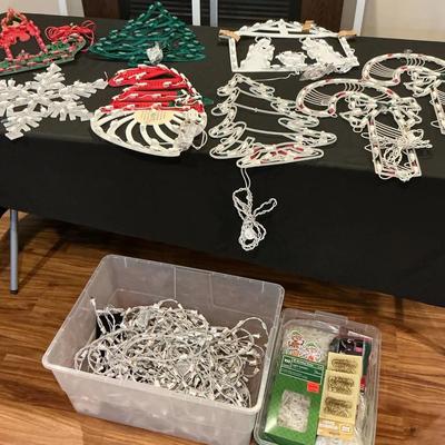  Large Assortment of Outdoor Christmas Décor & Light Accessories