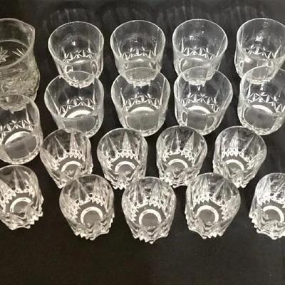 Cut Glass Drinkware 