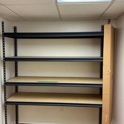 Heavy-Duty Metal Storage Shelf Unit
