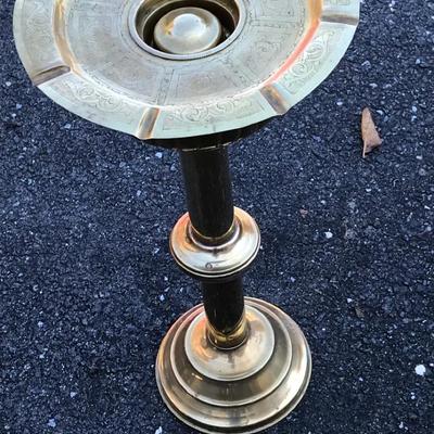 Moroccan Brass Standing Ashtray