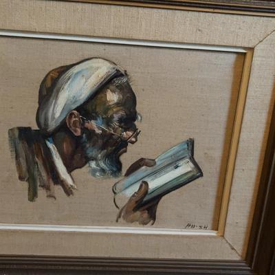 Iranian Painting By Alish - Koran Student