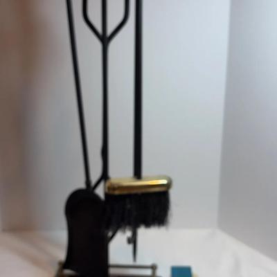 Four Piece Fireplace Tool Set