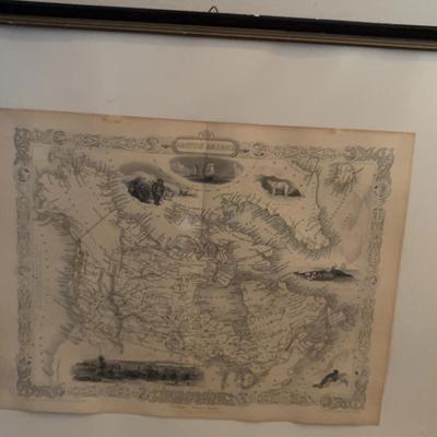 British American Map Before Alaska