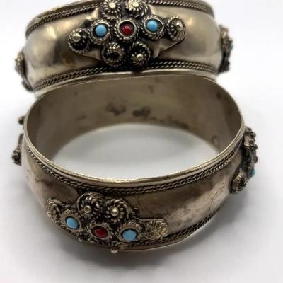 Two Berber Bracelets From The Middle Atlas Mountains In Morocco