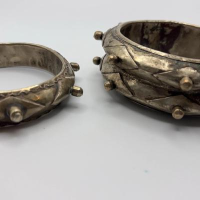 Double And Single Bangle Saharan Bracelets
